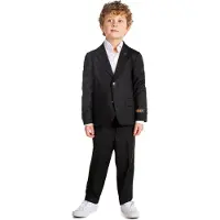 Opposuits kostuum zwart Jongens Polyester Reverskraag Effen - maat 122/128