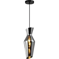 QUVIO Hanglamp - Smoke glas - Grijs