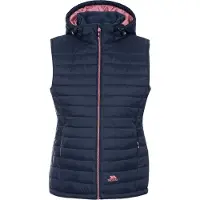 Trespass - Dames Aretha Casual Bodywarmer (Donkerblauw met roze accent)