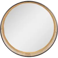 Clayre & Eef Spiegel Ø 60 cm metaal rond grote spiegel