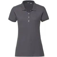 Russell athletic Russell Dames/dames Stretch Short Sleeve Polo Shirt (Konvooi Grijs)