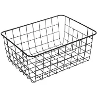 QUVIO Opbergmand - Staal - 22 x 28 x 12 cm