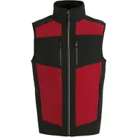 Regatta Heren E-Volve Colour Block Softshell Bodywarmer (Klassiek rood/zwart)