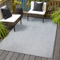 Muratap Uni binnen en buiten vloerkleed solid outdoor laagpolig tapijt 80x150 cm