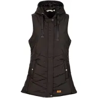 Trespass Dames/Dames Juniper Gewatteerd Gilet (Zwart)