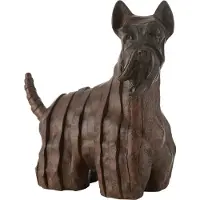 J-Line scotse terrier hond modern resine large 44x24.5x46.5cm