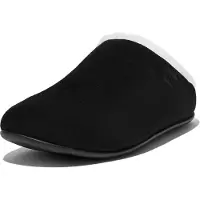 FitFlop Shearling pantoffels zwart - Maat 36