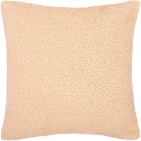 QUVIO Sierkussenhoes teddy - 45x45cm - Bruin