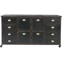 Clayre & Eef Ladekast 152x44x86 cm ijzer rechthoek commode