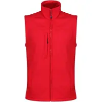 Regatta Heren Flux Softshell Body Warmer (Klassiek rood/grijs)