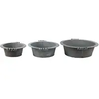 Clayre & Eef Decoratie schaal set van 3 Ø 36x11 cm metaal