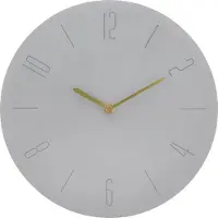 QUVIO Wandklok industrieel - Beton - Diameter 30 cm