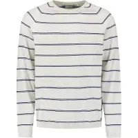 No-excess Pullover Crewneck Stripes Kit Maat: XXL | Sweaters Outlet | Heren | Wit