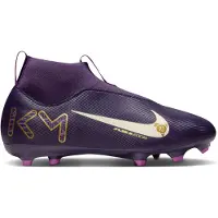 Nike Zoom Mercurial Superfly 10 Mbappé Academy Gras / Kunstgras Voetbalschoenen (MG) Kids Paars Goud Wit