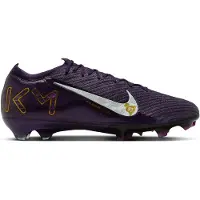 Nike Zoom Mercurial Vapor 16 Mbappé Elite Gras Voetbalschoenen (FG) Paars Goud Wit