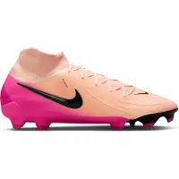 Nike Phantom Luna II Pro Gras Voetbalschoenen (FG) Zalmroze Felroze Zwart