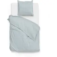 Zo! Home Dekbedovertrek Lino Mint Green - 100% Katoen - 140 x 200/220 cm