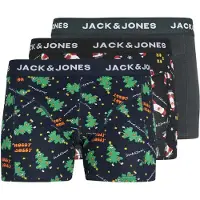 Jack & Jones Heren plus size kerst boxershorts trunks jacholly 3-pack