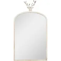 Clayre & Eef Spiegel 58x10x105 cm metaal glas hert wandspiegel