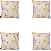 Madison sierkussen florina purple ca. set van 4