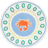 Costa Nova Summer Bliss ontbijtbord Crab, Ø22 cm