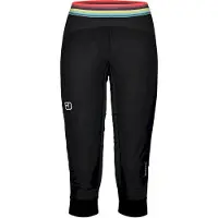Ortovox - Women's Swisswool Hybrid Short Pants - Skibroek S, zwart