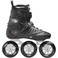 Roces X35 TIF 3x110 Black/Silver | Maat 44