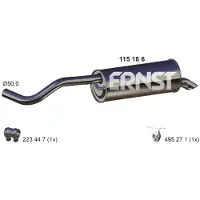 ERNST 115186 Einddemper