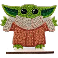 Craft Buddy Grogu, Crystal Art Figur ca. 11x8cm
