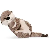 Nici With Otter Oda And Odalina Cushion 40x20 Cm Beige Kinderen