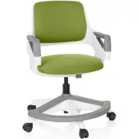 Hjh OFFICE Kinder bureaustoel KID FLEX netstof olijfgroen