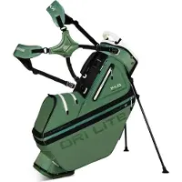 Big Max Golf Big Max Dri Lite Hybrid Tour 2 Standbag olijf zwart