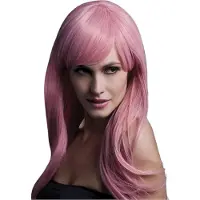 Fever Lange Pruik - Roze
