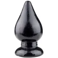 HardToys Zwarte Buttplug Baum 20 x 9 cm