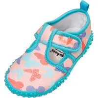 Playshoes Wandelschoen blauw / donkerlila / rosa / rood
