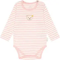 Steiff Collection Rompertje/body lichtbruin / oudroze / wit