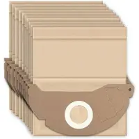 DParts 20x stofzuigerzakken geschikt voor Karcher WD2 en MV2 series - nr. 6.904-322.0
