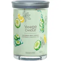 Yankee candle - Cucumber Mint Cooler Large Tumbler Geurkaars - 100 branduren - twee lonten