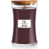 Woodwick Hourglass Large Geurkaars - Phantom Cherry - 130 branduren