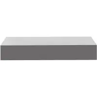 Finori Wandplankje Shelvy 23cm - hoogglans grijs