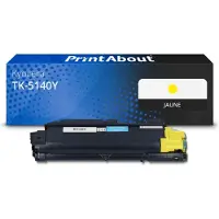 PrintAbout Huismerk Kyocera TK-5140Y Toner Geel