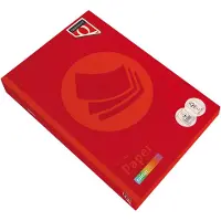 Quantore - Kopieerpapier colour a3 120gr felrood | 5 stuks