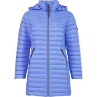 Frandsen Licht Gewatteerde Jas met Capuchon Blauw Maat 40