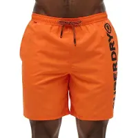 Superdry Zwemshorts oranje / zwart