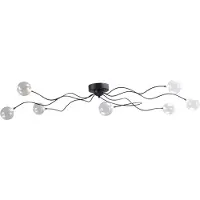 Masterlight Plafondlamp Gio 7-lichts zwart
