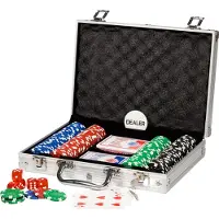 Clown Games - Poker Set Aluminium Koffer (202 Delig)