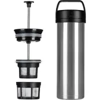 Espro Ultra Light Coffee Press geborsteld/metallic 450 ml