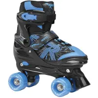 Roces - Quaddy 3.0 - Rolschaatsen - Kinderen - Zwart - Blauw - 38-41
