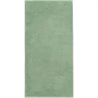 Cawö Handdoek Pure Uni Sage (Set van 3)