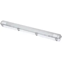 Sygonix LED-kuiplamp voor vochtige ruimte LED-buis T8 18 W Neutraalwit Grijs (mat)